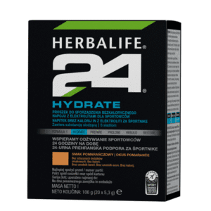 Herbalife24® Hydrate – okus pomaranča, 20 vrečk