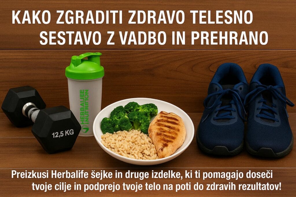 Kako zgraditi zdravo telesno sestavo z vadbo in prehrano