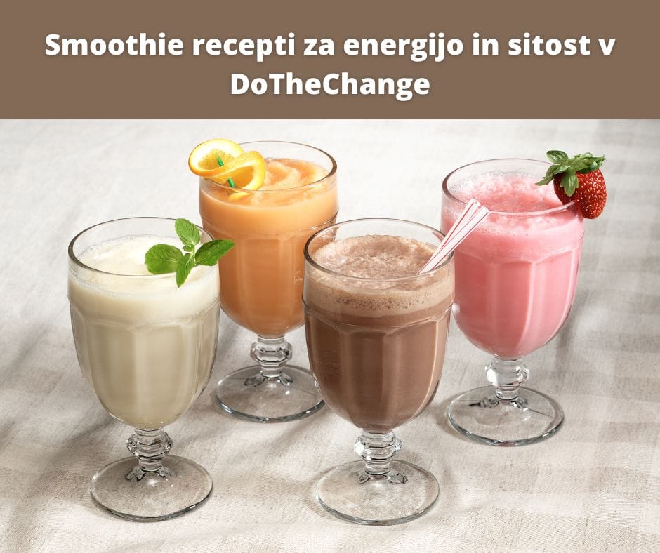 Smoothiji kot ideje za 21-dnevni izziv