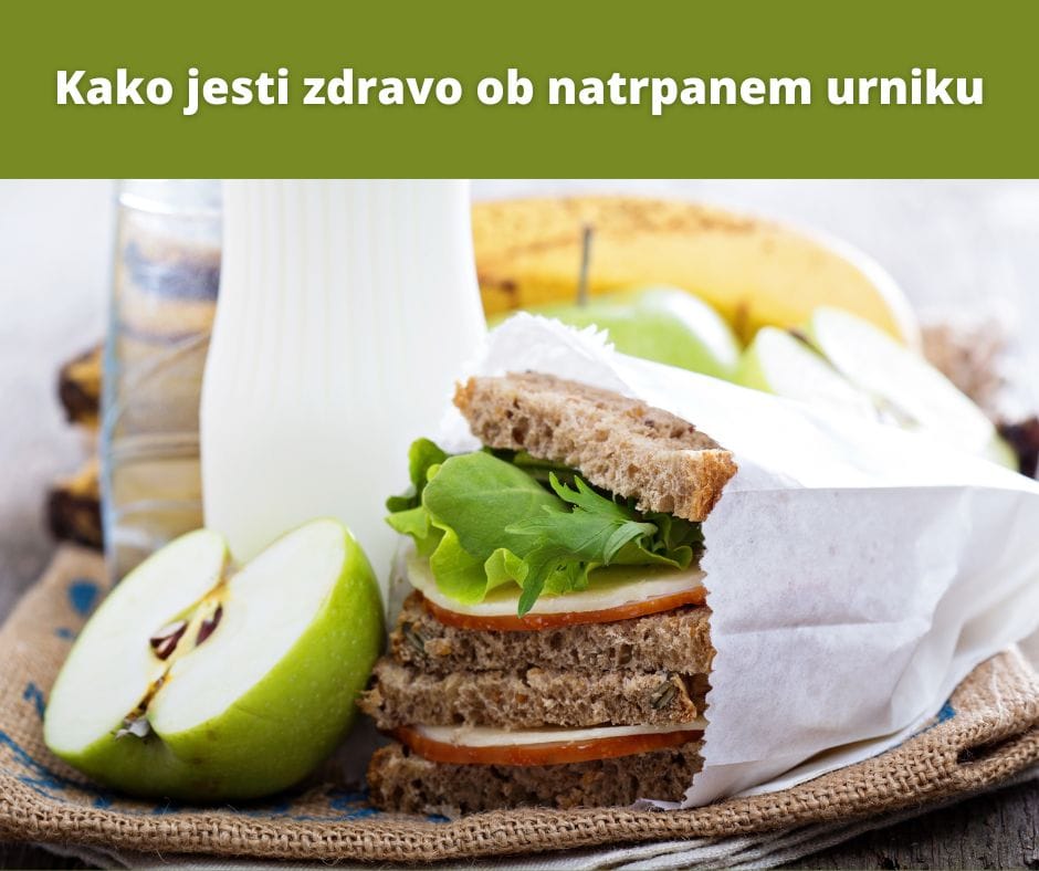 Pripravljen zdrav obrok za službo