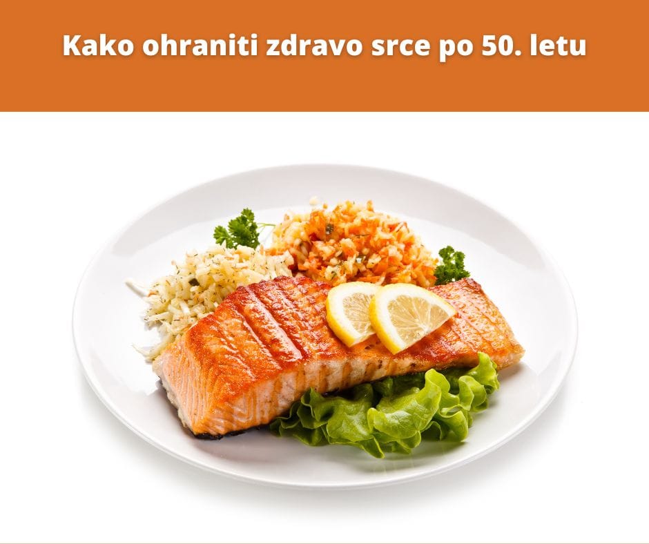 Srčno zdrava hrana: losos, zelenjava in oreščki