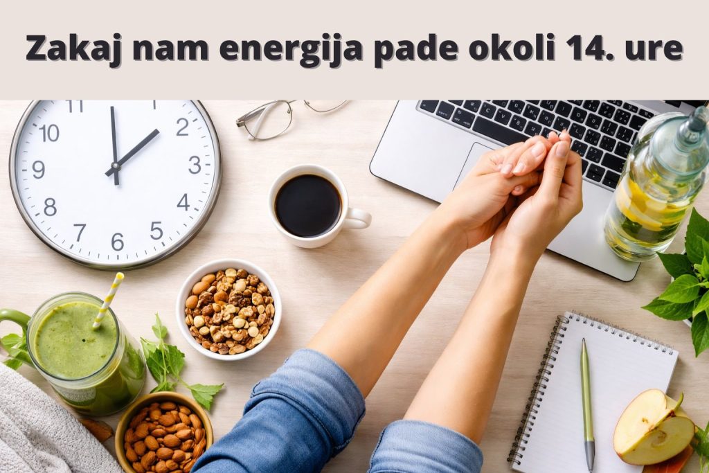 Zakaj nam energija pade okoli 14. ure