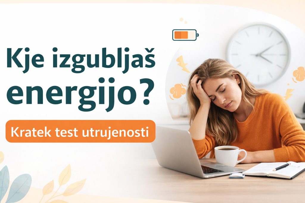 Kje izgubljaš energijo