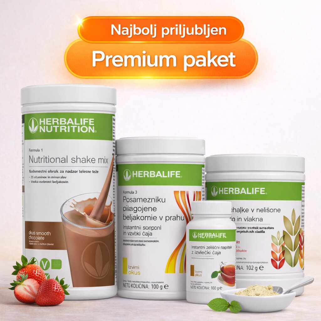 Premium paket za hujšanje, več energije in boljšo prebavo