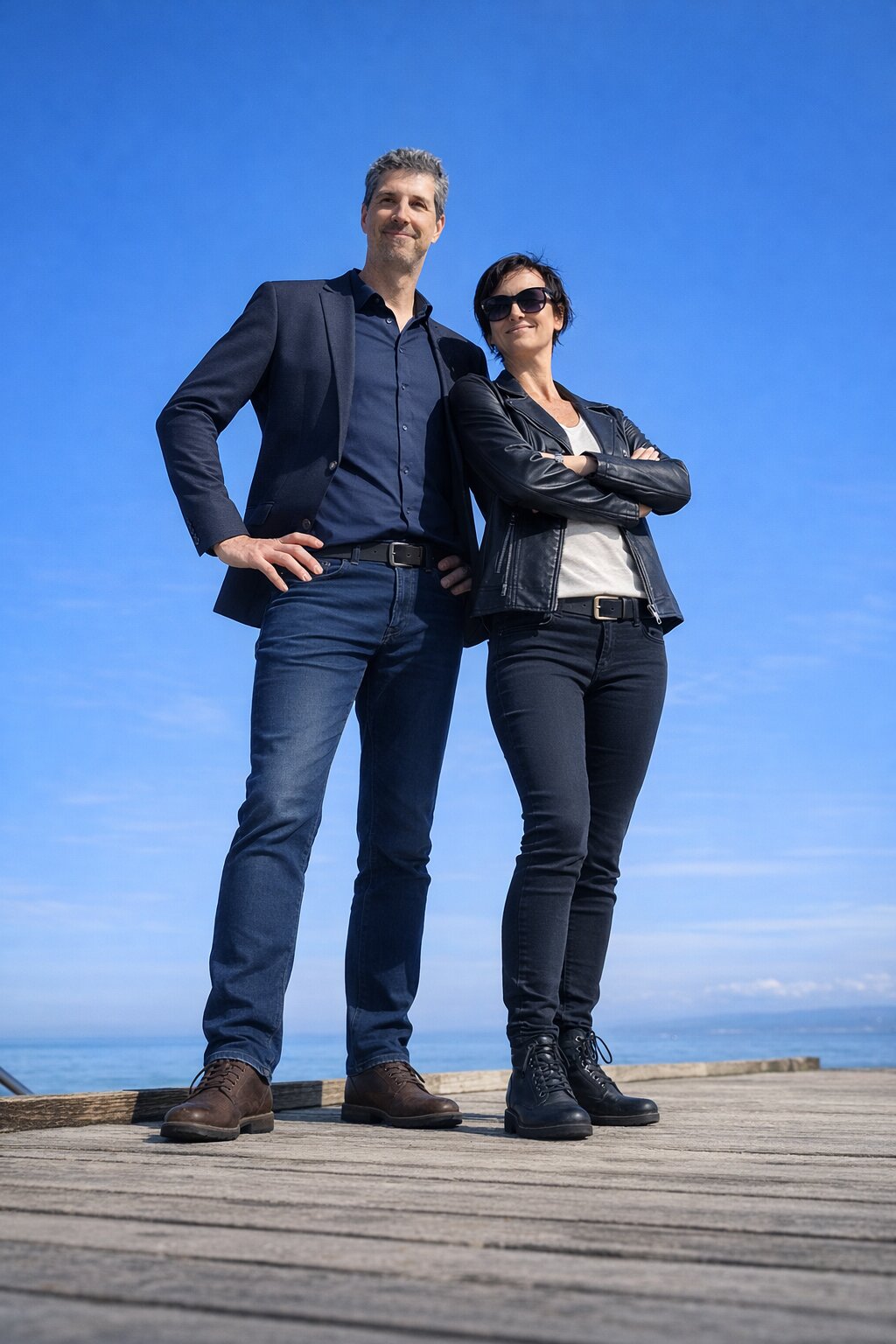 Romy in Ivan danes zunaj