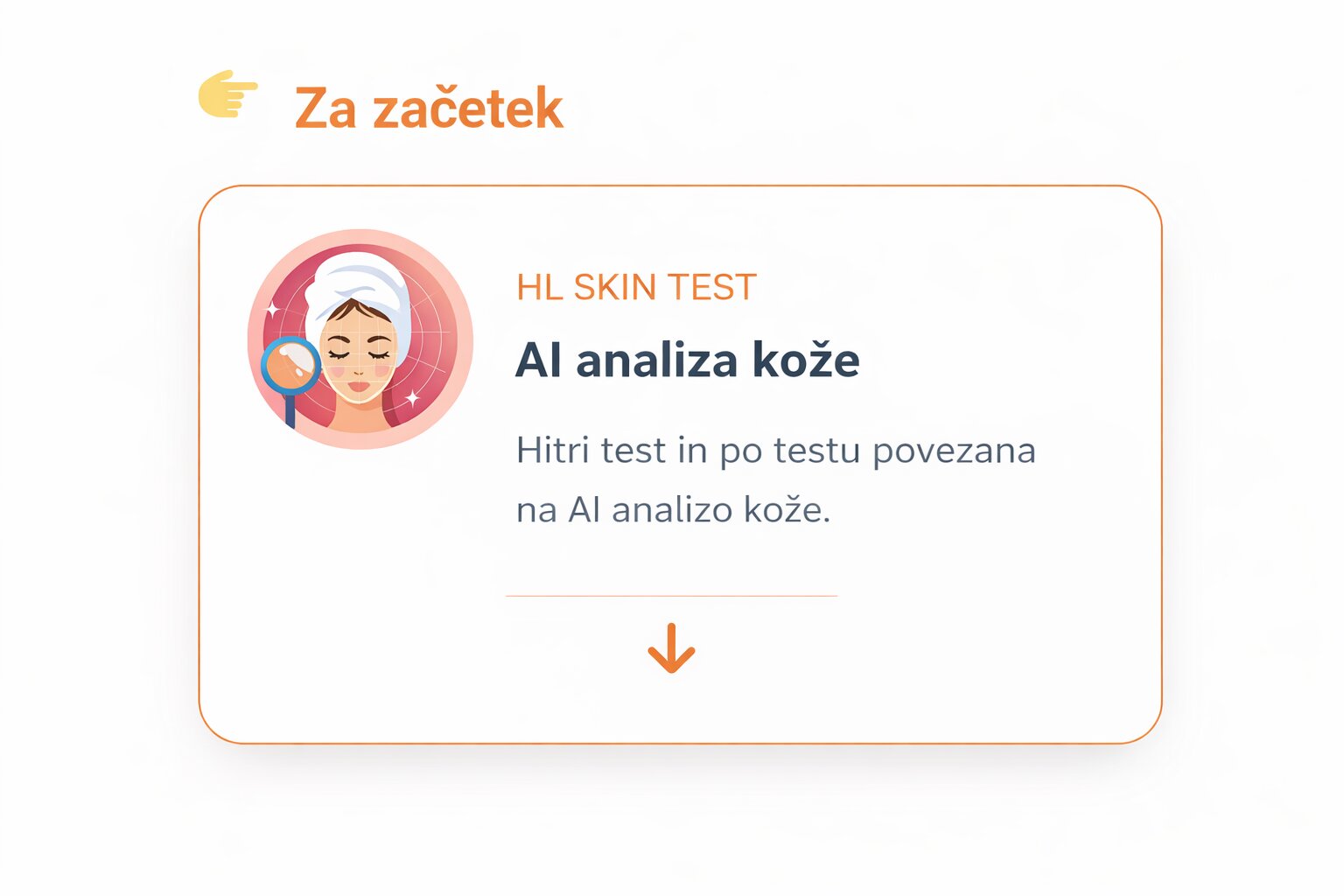 HL Skin AI analiza kože – hiter test kože